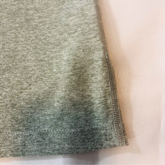 Nike Dri-Fit V Neck Gray Long Sleeve Shirt - Picture 5 of 16